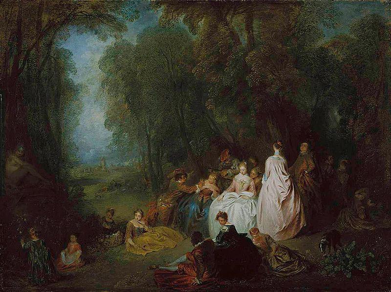 Jean-Antoine Watteau The Art Institute of Chicago oil painting picture
